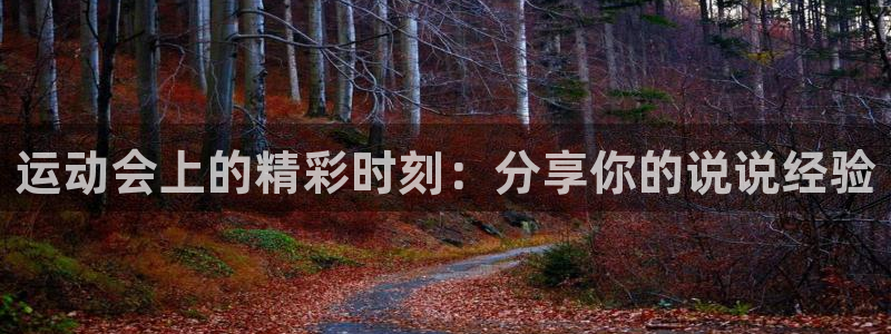 ug环球官网注册：运动会上的精彩时刻：分享你的说说经验